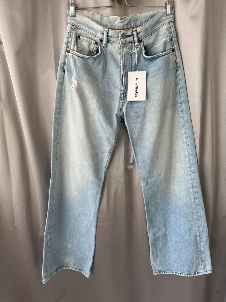 Acne Studios Light Blue Wash Flare Jeans