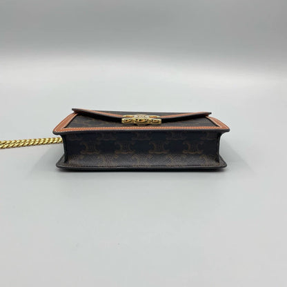 Celine Triomphe Envelope WOC Chain Bag