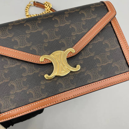 Celine Triomphe Envelope WOC Chain Bag