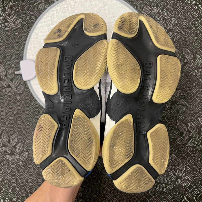 Balenciaga Triple Sneakers in Purple Yellow White