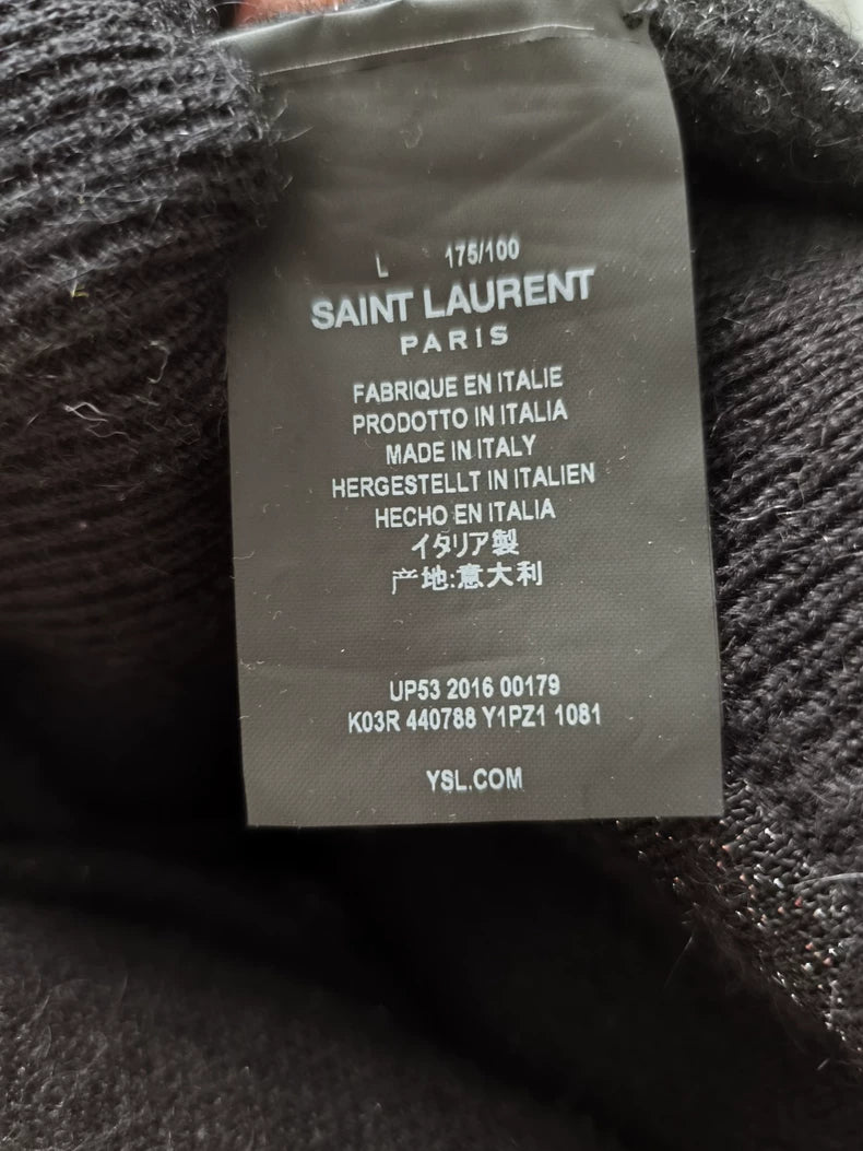 Saint Laurent Paris Music Note Sweater