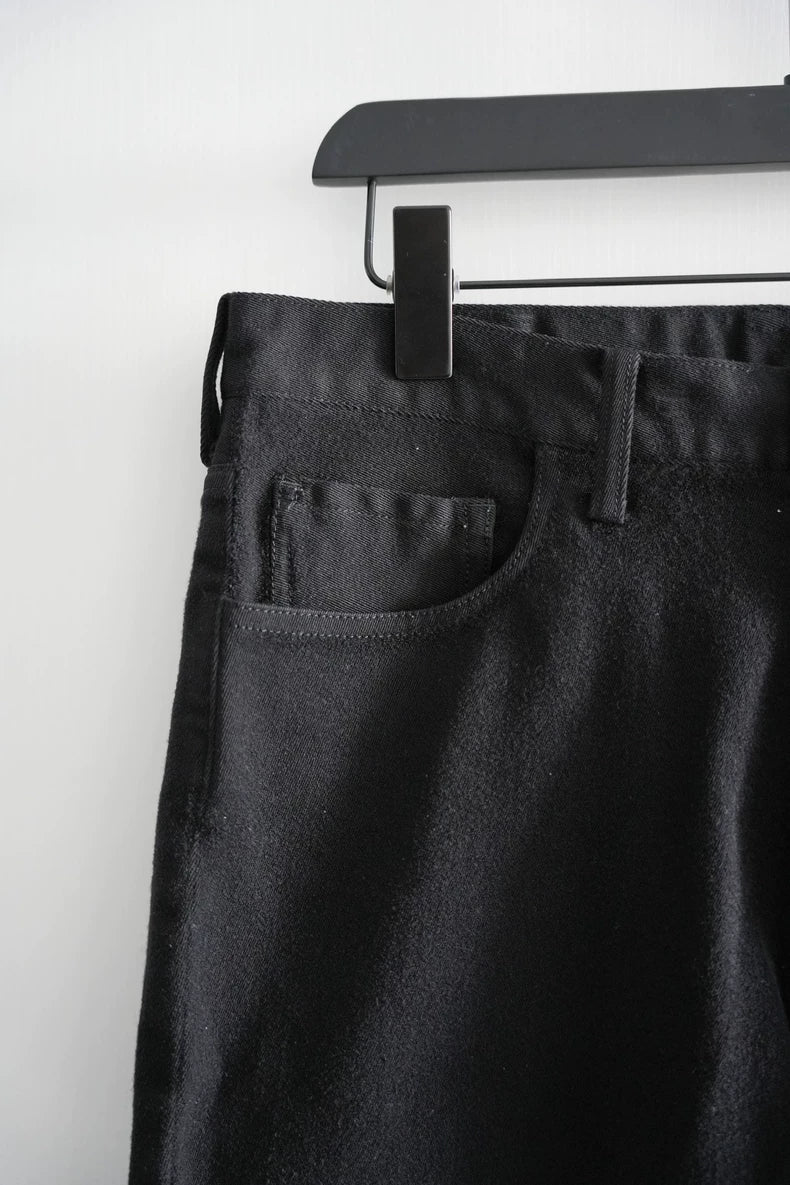 Yohji Yamamoto Black Denim Pants