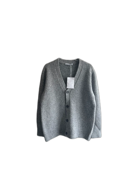 Acne Studio Grey Wool Cardigan