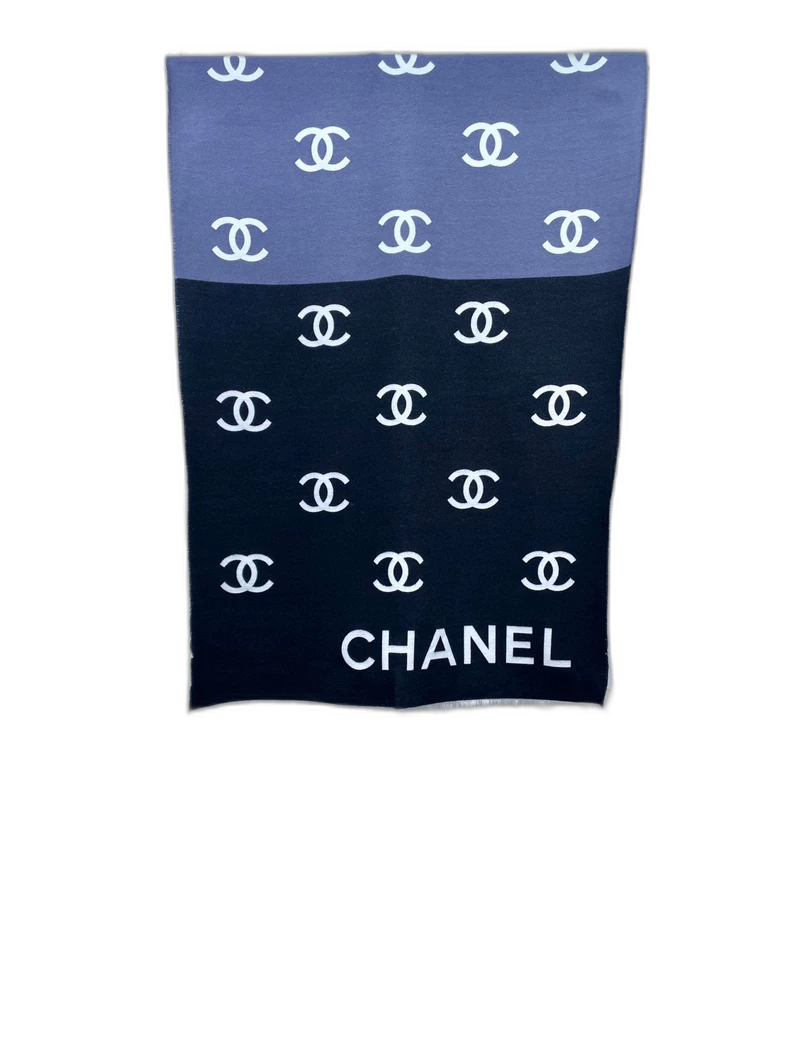 Chanel Gradient Logo Scarf in Three Colors