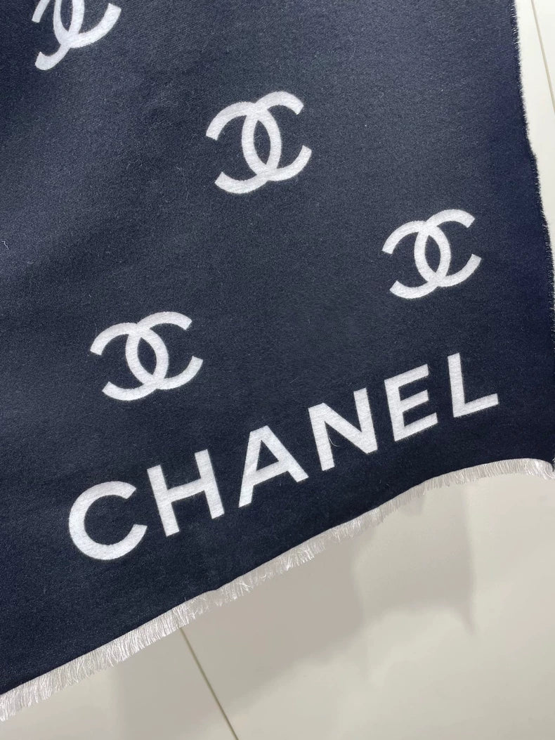 Chanel Gradient Logo Scarf in Three Colors