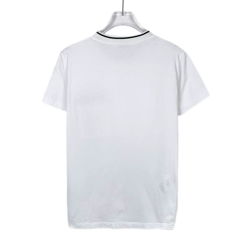 miumiu White Cotton Short Sleeve T-Shirt