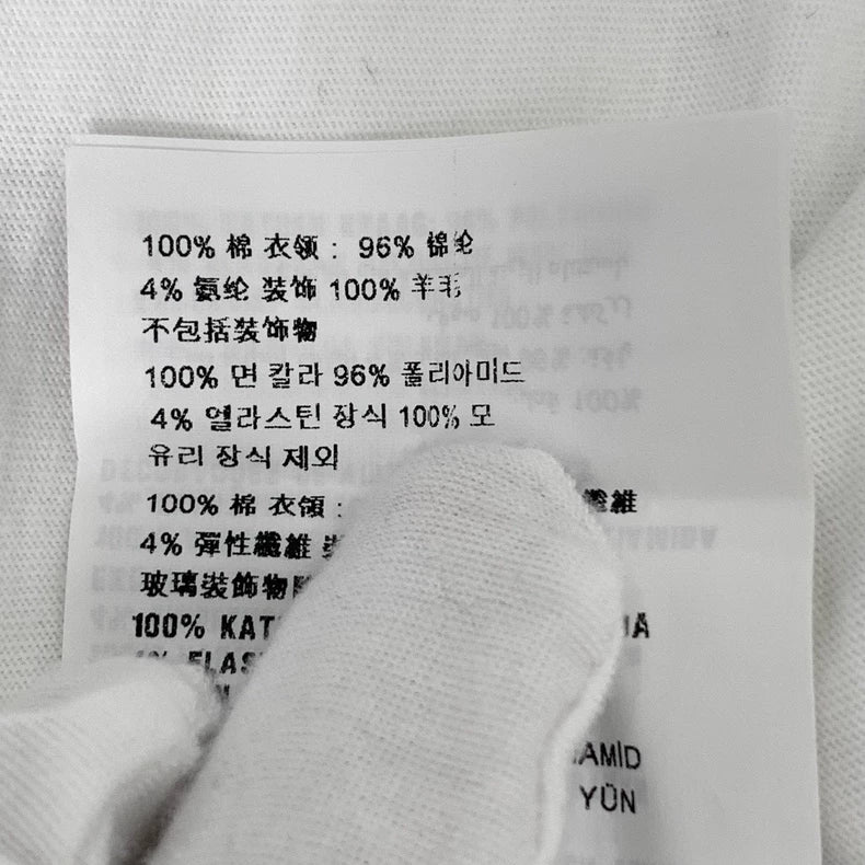 miumiu White Cotton Short Sleeve T-Shirt