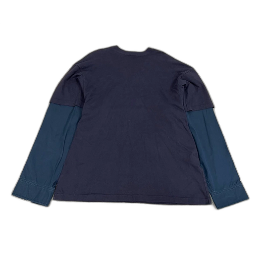 Balenciaga Long Sleeve Embroidered Logo Shirt