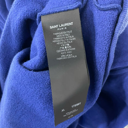 Saint Laurent Paris Embroidered Logo Hoodie