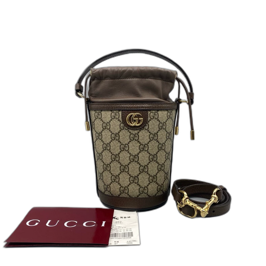 Gucci Vintage Monogram Handbag with Crossbody Strap