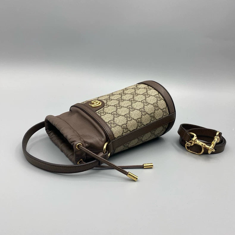 Gucci Vintage Monogram Handbag with Crossbody Strap
