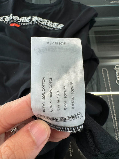 Chrome Hearts Black Print Long Sleeve Shirt-yf