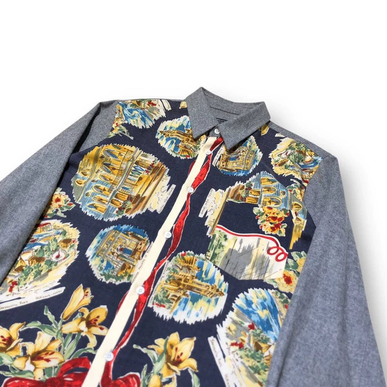 Comme des Garcons Archive Wool Print Shirt