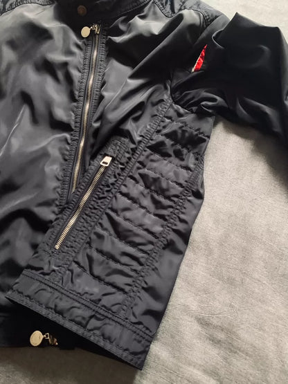 Short Nylon Jacket in Navy Blue