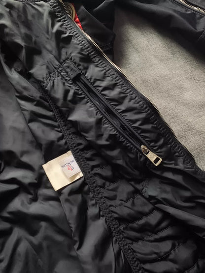 Short Nylon Jacket in Navy Blue