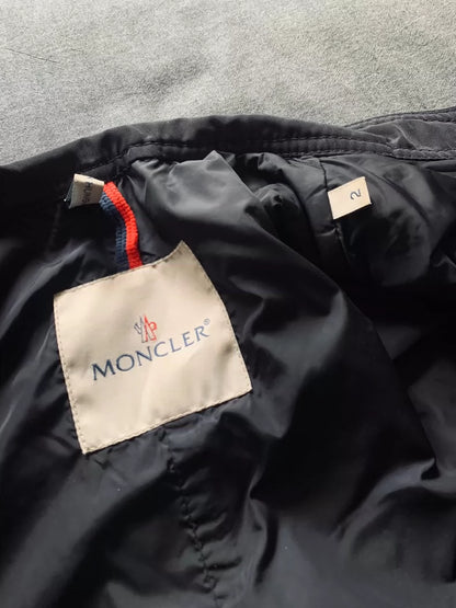 Short Nylon Jacket in Navy Blue