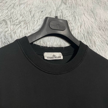 Stone Island Black Crewneck Sweatshirt-yf