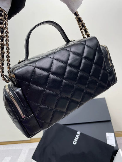 Chanel 24K Quilted Handle Camera Bag