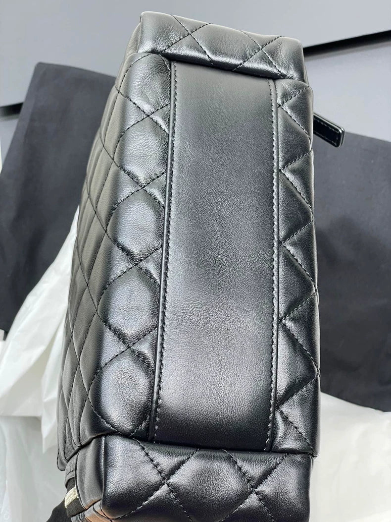 Chanel 24K Quilted Handle Camera Bag