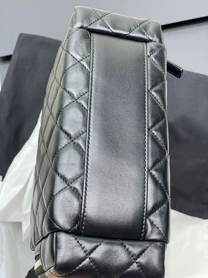 Chanel 24K Quilted Handle Camera Bag