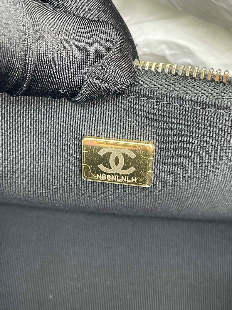Chanel 24K Quilted Handle Camera Bag