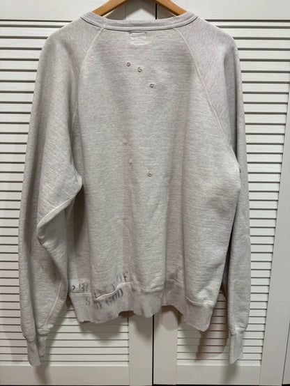 Saint Michael Graphic Sweatshirt in Grey