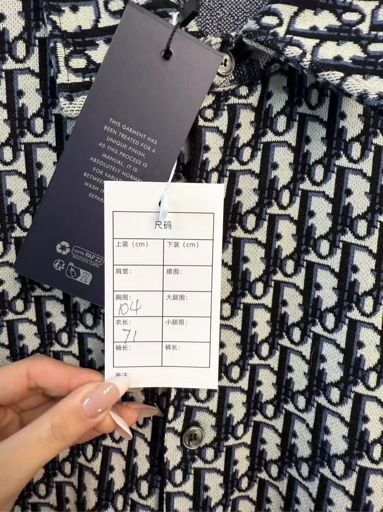 Dior Oblique Long Sleeve Shirt Jacket