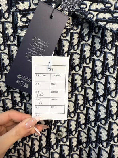 Dior Oblique Long Sleeve Shirt Jacket