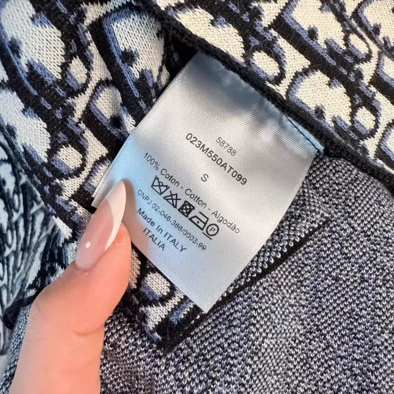 Dior Oblique Long Sleeve Shirt Jacket