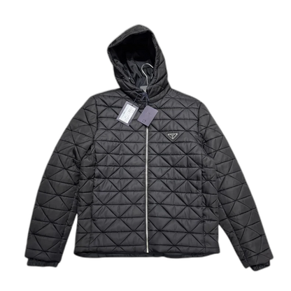Prada Quilted Hooded Jacket-zp