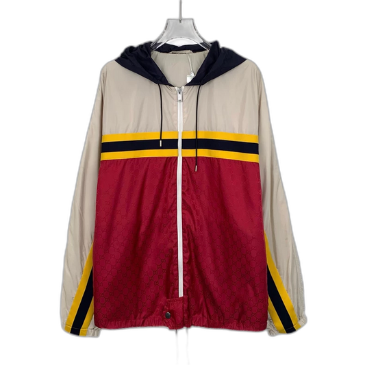 Gucci Color Logo Hooded Jacket
