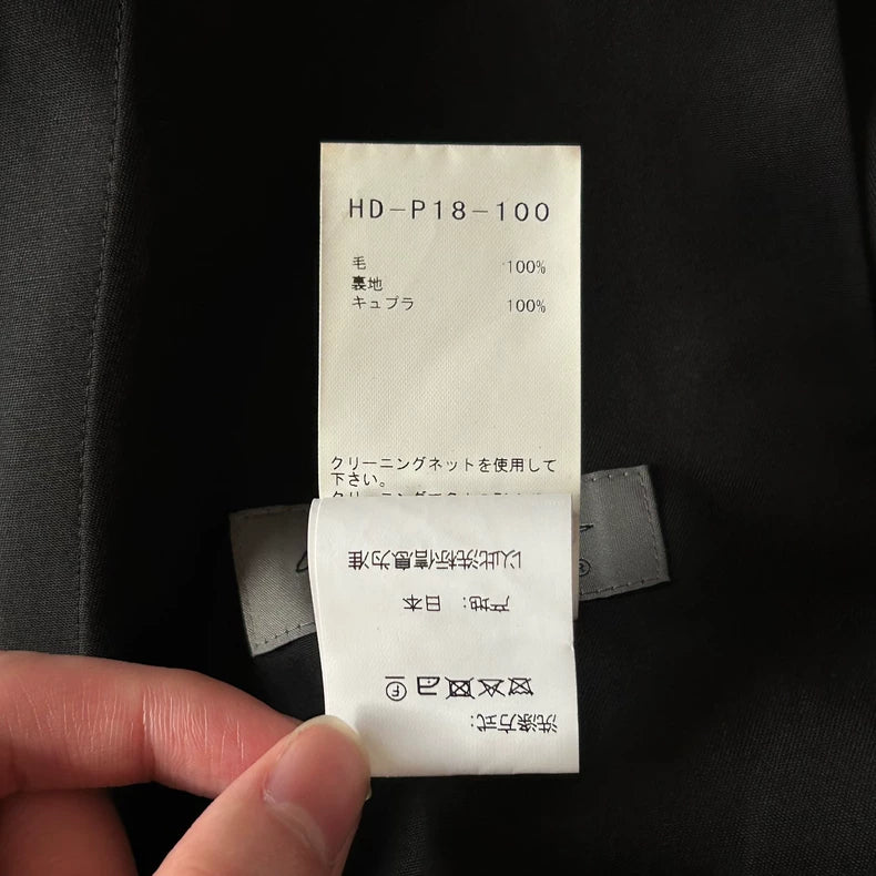 Yohji Yamamoto Black Napoleon Pants