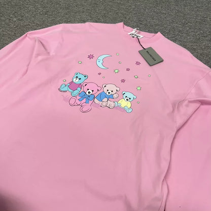 Balenciaga Long Sleeve T-Shirt with Bears