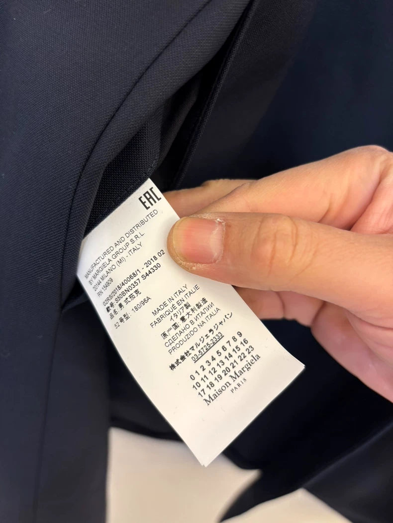 Classic Maison Margiela Wool Suit Jacket