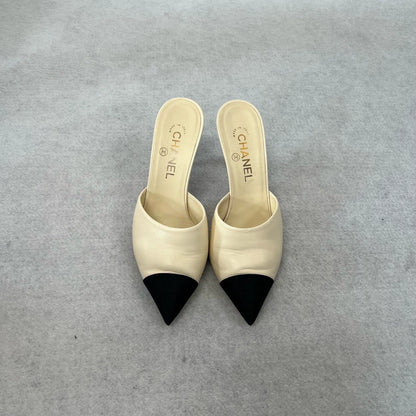 Chanel Pearl Snake High Heels