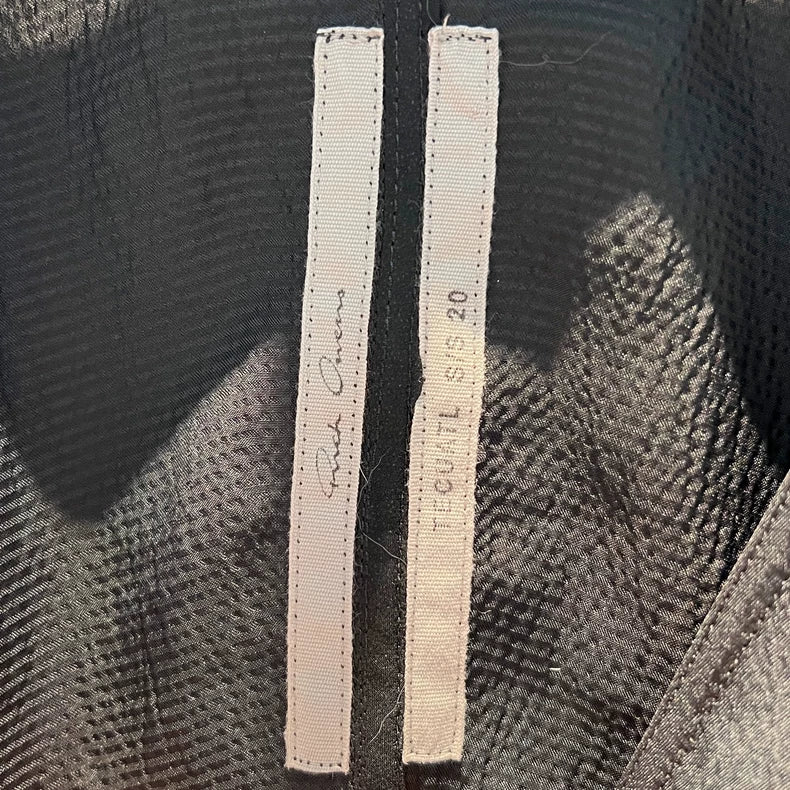 Rick Owens 25SS V-Neck Silk Sleeveless Top-yf