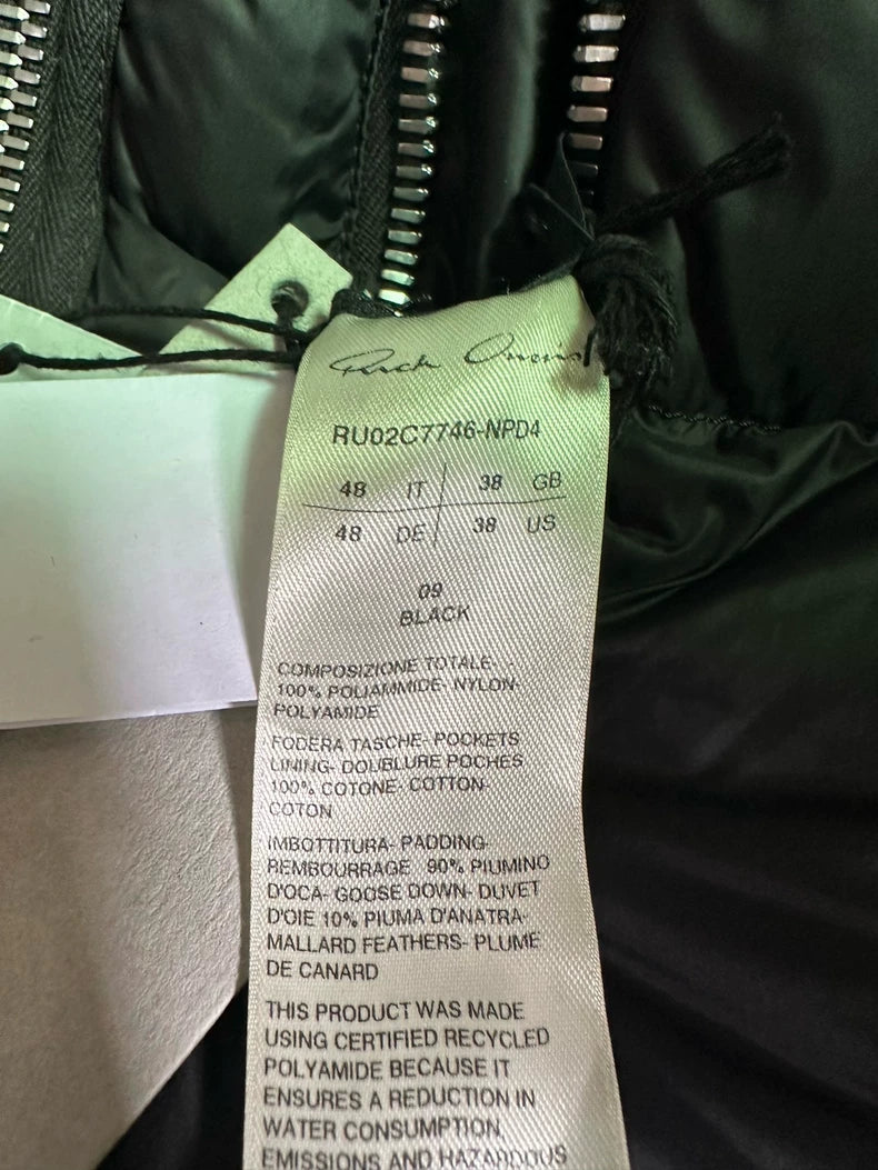 Rick Owens 22AW Shark Down Vest-yf