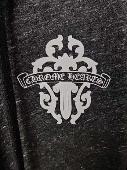 Chrome Hearts Snowflake Pattern Zip-Up Hoodie