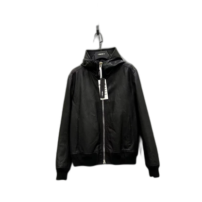 Givenchy Destructive Hooded Leather Jacket