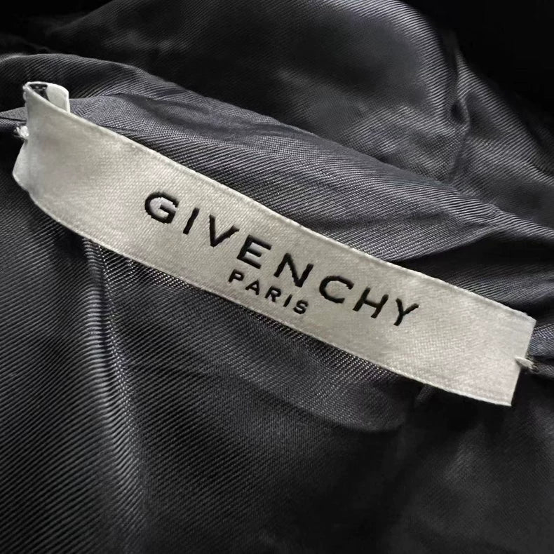 Givenchy Destructive Hooded Leather Jacket