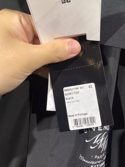 Givenchy Black Button-Up Shirt