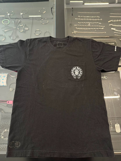 Chrome Hearts Black Graphic Short Sleeve Tee-yf