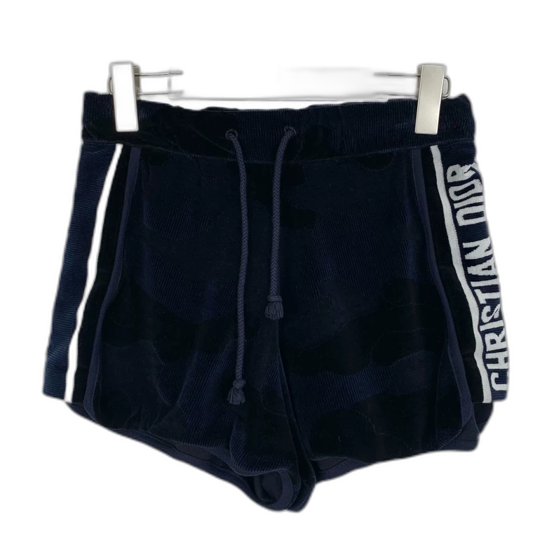Christian Dior Deep Blue Logo Shorts