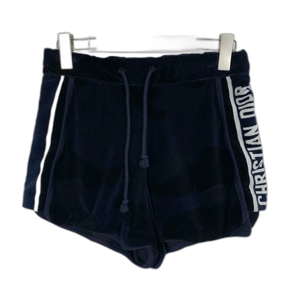 Christian Dior Deep Blue Logo Shorts