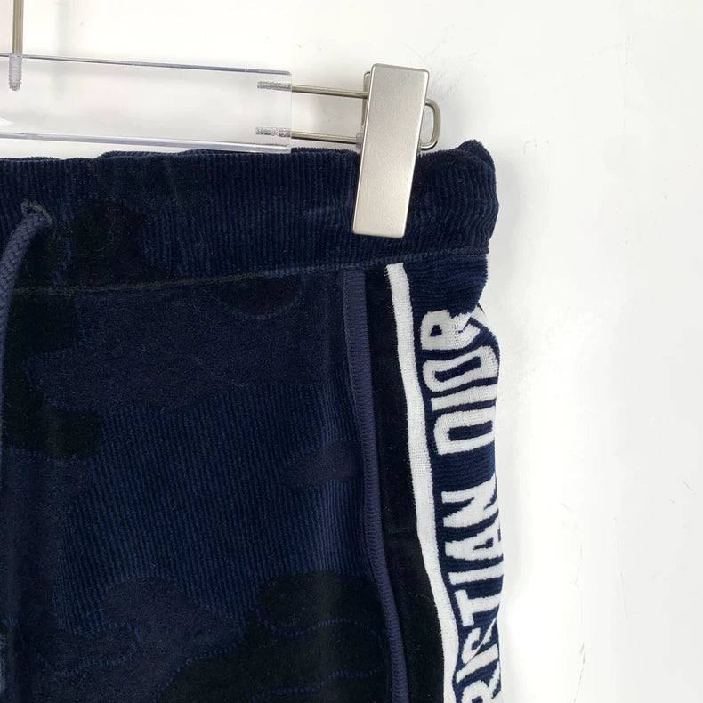Christian Dior Deep Blue Logo Shorts
