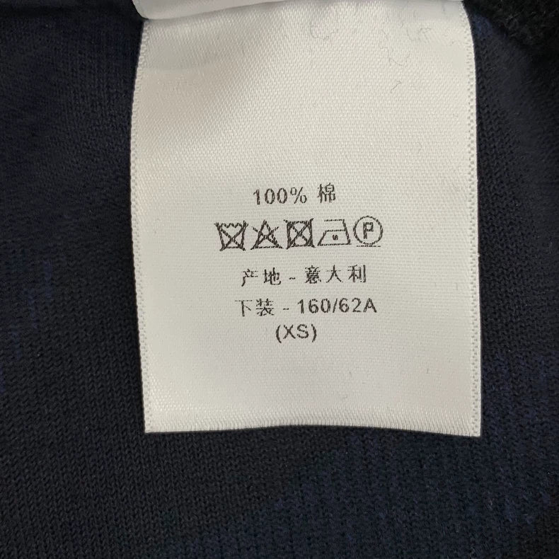 Christian Dior Deep Blue Logo Shorts