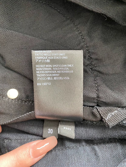 Amiri Black and Pink Inlaid Denim Pants