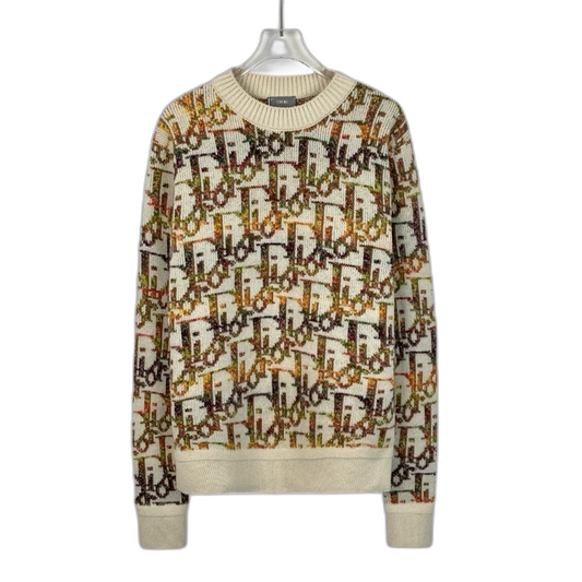 Dior Multicolor Logo Knit Sweater