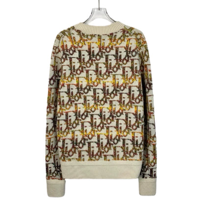 Dior Multicolor Logo Knit Sweater
