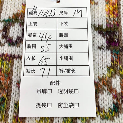 Dior Multicolor Logo Knit Sweater